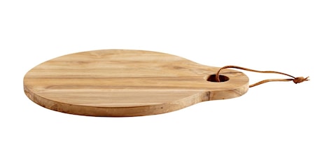 Skärbräda Round Natur Teak 30x36x1,5 cm