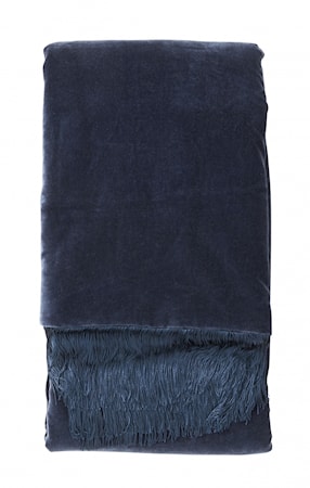 Filt Velvet med fransar