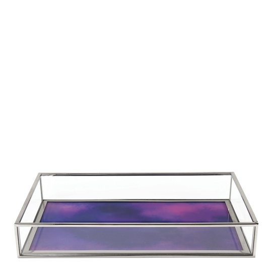 & klevering - Treasure Fat Spegel Rektangel 25x16 cm Lila