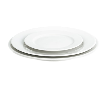 Sancerre tallrik flat vit, Ø 20 cm