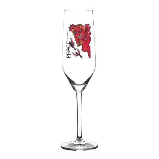 Carolina Gynning - Champagneglas 30 cl Scream Peace