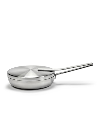 Base Sautese med lock 24 cm Aluminium/Rostfritt stål