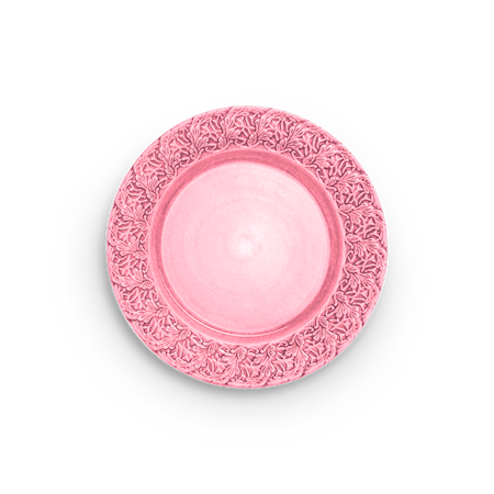 Spets Tallrik Rosa 25 cm