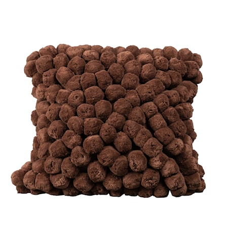 Kudde Pom Pom Brun
