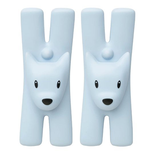 Alessi - Giampo Clips 2-pack Ljusblå