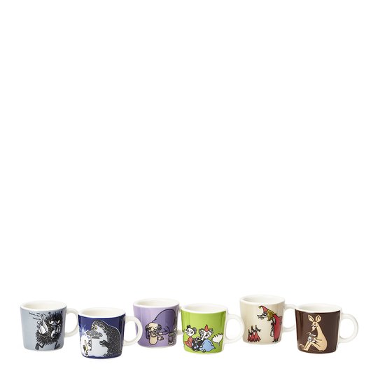 Arabia - Mumin Minimugg 6-pack Andra Classic