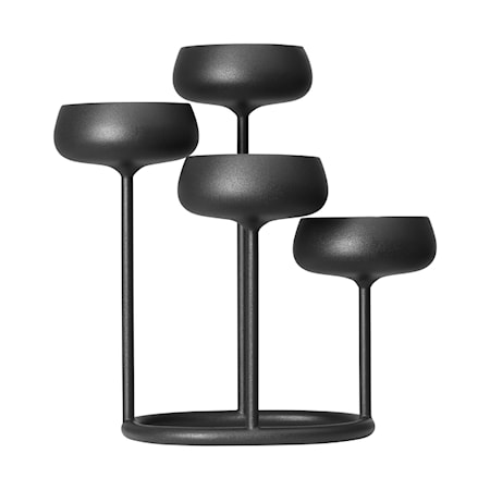 Nappula Ljusstake 251x263mm Mörkgrå