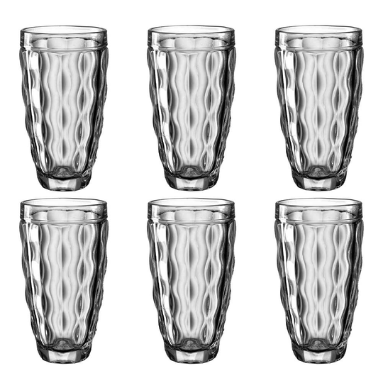 Leonardo - Brindisi Tumblerglas 37 cl 6-pack Antracitgrå