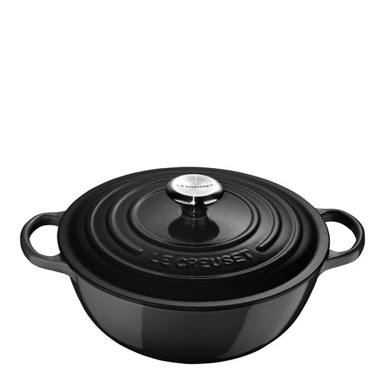 Le Creuset - Gjutjärnsgryta rund 32 cm 7 L Svart