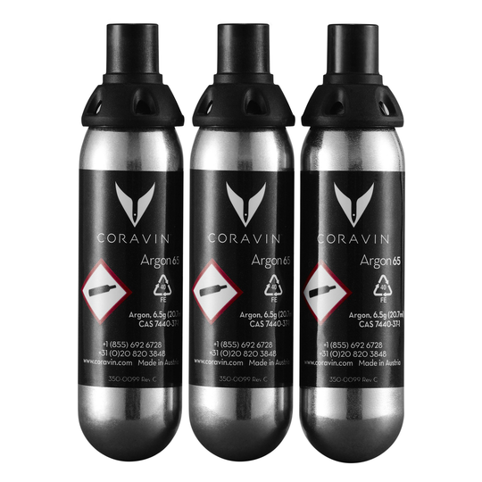 Coravin Pure argonkapslar, 3-pack