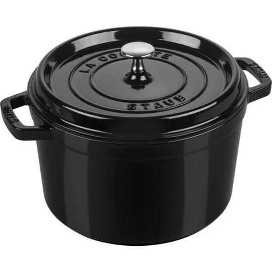 Staub La Cocotte Gjutjärnsgryta 4,8 liter, Svart