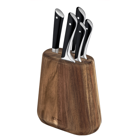 Jamie Oliver Knivset 5 delar med knivblock