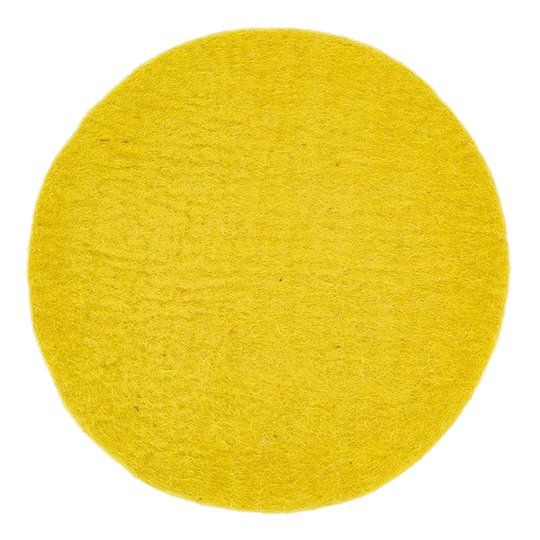 Afroart - Felt Sittdyna 37 cm Gul