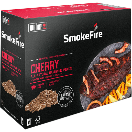 Weber Träpellets – Körsbär, 8 kg