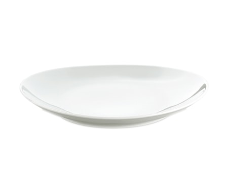 Steaktallrik oval stor vit 29,5 cm