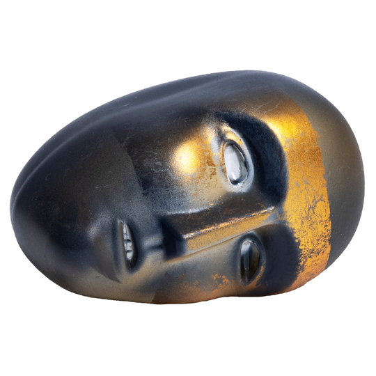 Kosta Boda BV Brains amber/blue/gold "Here and Now" AC -21