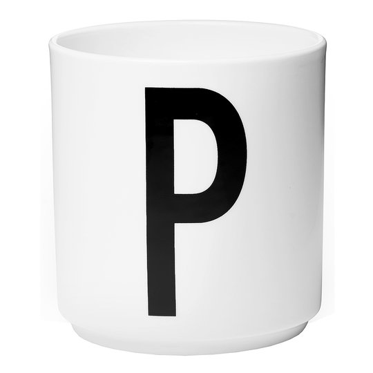 Design Letters - Design Letters Mugg P Vit