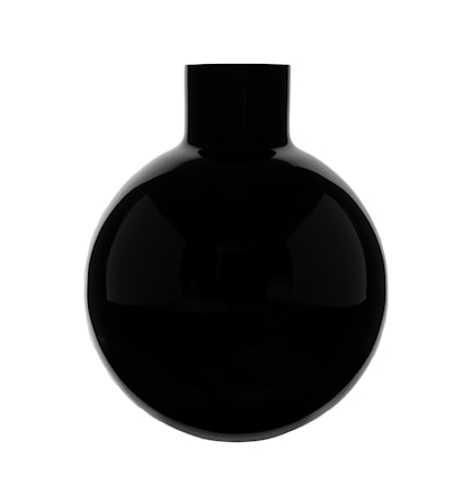 Pallo Vas Stor Svart glas