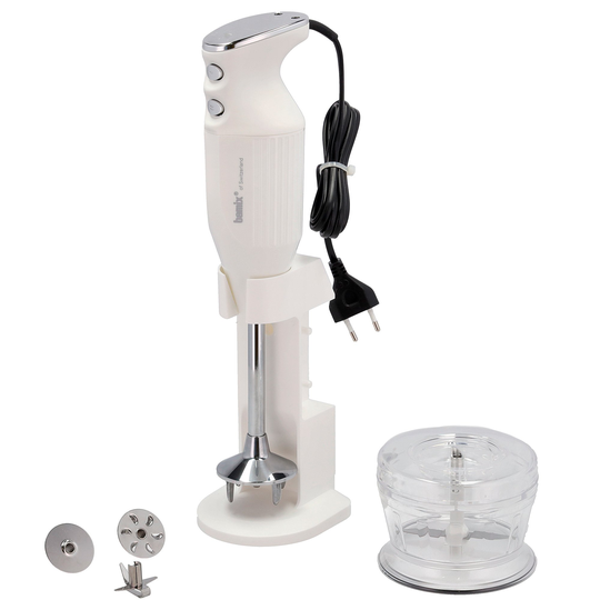 Bamix DeLuxe stavmixer, vit