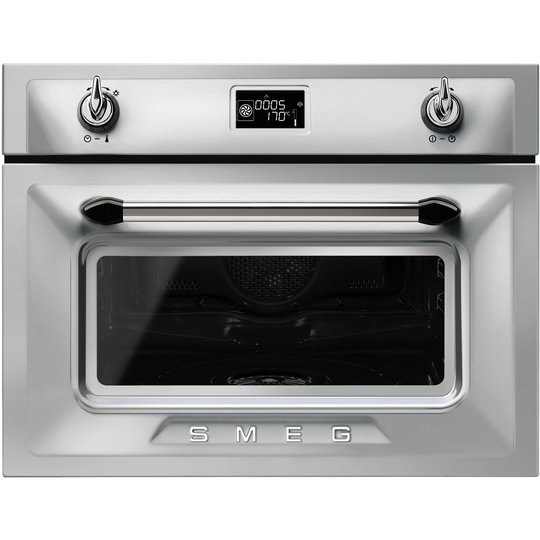 Smeg 60 cm Victoria Kompakt Kombinationsugn, Rostfritt stål