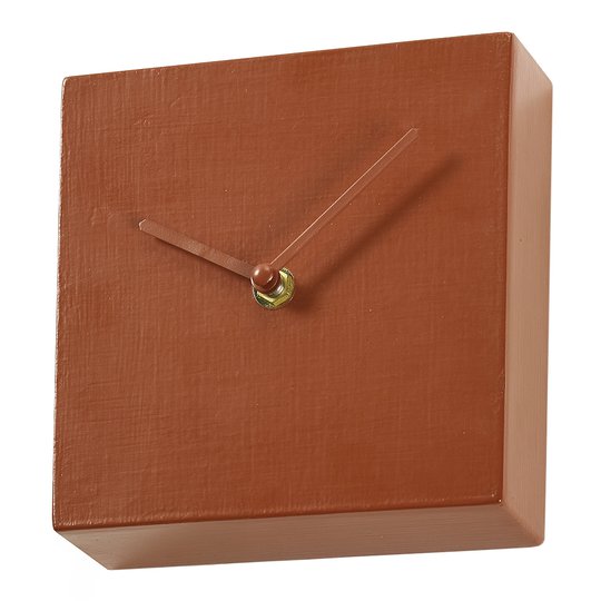 Serax - Serax Väggur Kvadrat 15x15 cm Röd