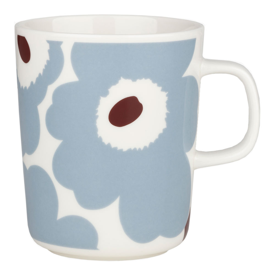 Marimekko - Unikko Mugg 25 cl Blå/Vit