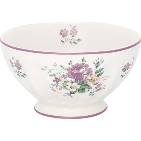 Fransk skål Marie Xlarge Dusty Rose