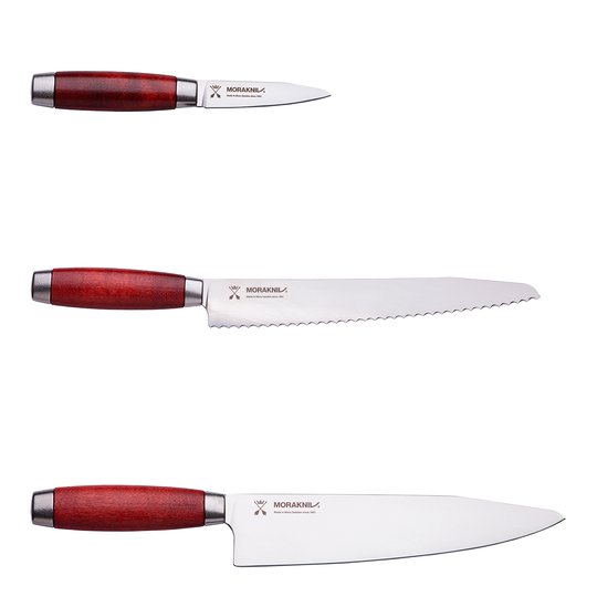Morakniv - Classic 1891 Knivset 3 delar Röd