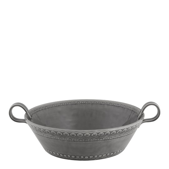 Bordallo Pinheiro - Rua Nova Skål 29 cm Grå