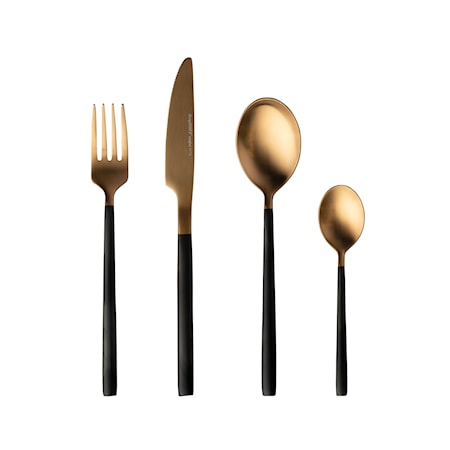 BergHoff Gem Bestickset 4 delar Svart/Guldbelagt