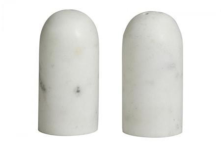 Sumak Salt/Pepper Shakers Vit Marmor