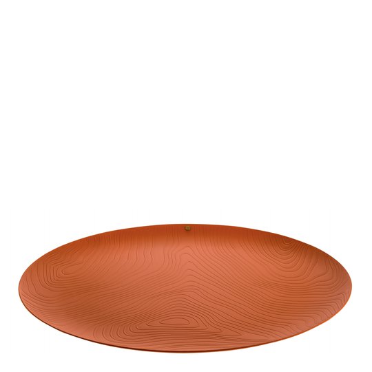 Alessi - Veneer Centerpiece Fat 42 cm Röd/Brun