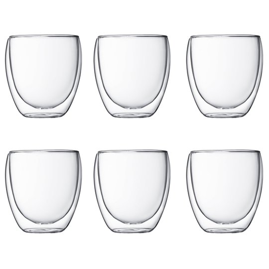 Bodum Pavina Dubbelväggigt Glas Small 6 pack