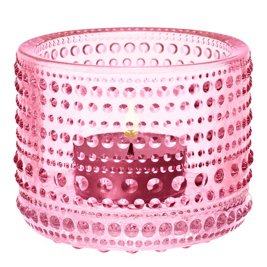 Iittala - Kastehelmi Ljuslykta 6,4 cm Blekrosa
