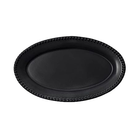 DARIA Oval Fat Svart 35 cm