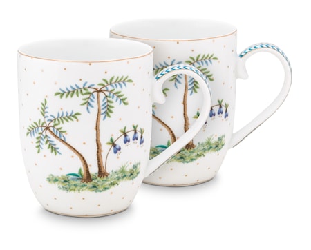 Jolie Liten Mugg Dots Gold 2-pack