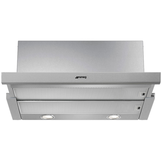Smeg KSET600XE semi-integrerad fläktkåpa, 60 cm