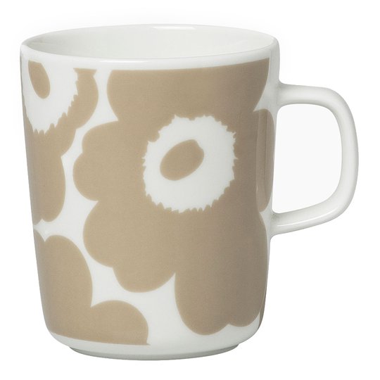 Marimekko - Unikko Mugg 25 cl Beige/Vit
