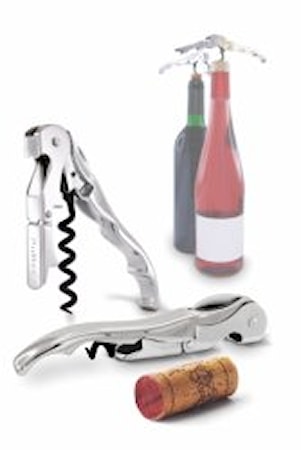 Vinöppnare Pulltaps Classic Silver m hölster