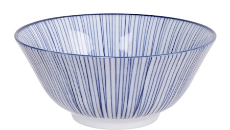 Nippon Blue Tayo Bowl Lines 15 cm