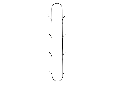 Hållare 110cm Svart