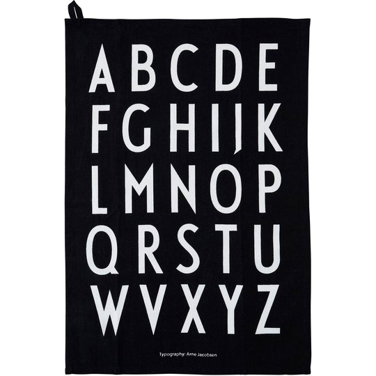 Design Letters Kökshandduk, Svart