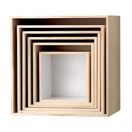Displaylådor Build 6st - Vit