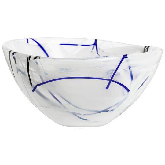 Kosta Boda - Contrast Skål 16 cm Vit