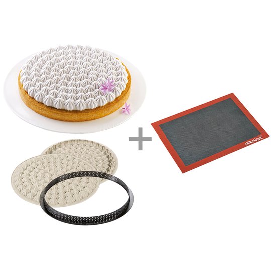 Silikomart Set med Taarte Meringue + air mat