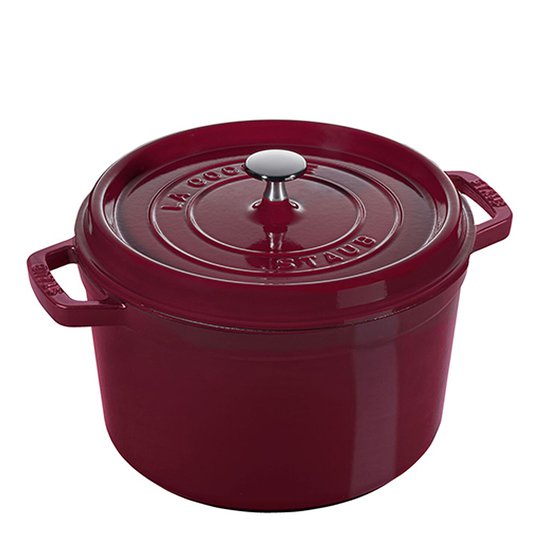 Staub - Gryta hög 4,8 L Bordeaux