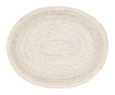 Bordstablett Oval Elin Vit