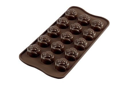 Easy Choco SCG13 ROSE Silikonform ø2,8cm x H1,8cm