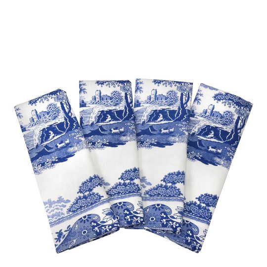 Spode - Blue Italian Handduk 45x75 cm 4-pack