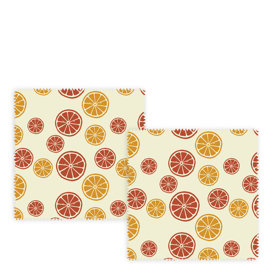 Nuts Innovations - Bee's Wrap Biovaxpapper 2-pack Fruktprint